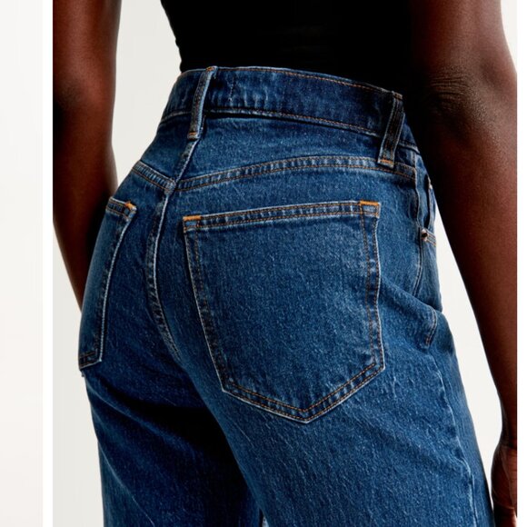 Abercrombie High Rise 90s Relaxed Jean size 25 Short - Picture 3 of 4
